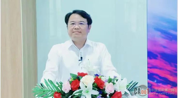 发布会现场连线利晶总经理黄立元先生