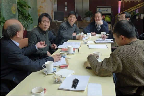剧场工艺组讨论现场